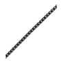 Men's Link Bracelet in Black-Plated Stainless Steel