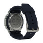 Men's Black & Silver-Tone Strap Watch 45.2mm