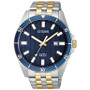 Men's Quartz Two-Tone Stainless Steel Bracelet Watch 42mm