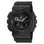 Men's Black Resin Watch, 55mm