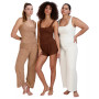 Women's Scoop-Neck Chenille Sleep Tank Top & Sleep Pants Sleep Separates