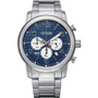 Men's Quartz Chronograph Stainless Steel Bracelet Watch 42mm