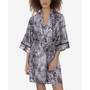Women's New Snow Leopard Wrapper Robe