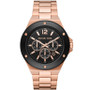Men's Lennox Chronograph Rose Gold-Tone Stainless Steel Bracelet Watch