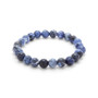 Men's Sodalite Agate Bead Bracelet
