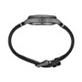 Men's Automatic 5 Sports Black Leather Strap Watch 43mm