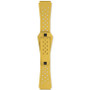 Men's Swiss Automatic Sideral S Yellow Perforated Rubber Strap Watch 41mm