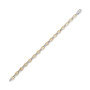Men's Two-Tone Link Bracelet in 18k Gold-Plated Sterling Silver & White Rhodium