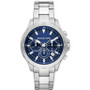 Men's Greyson Chronograph Silver-Tone Stainless Steel Watch 43mm