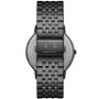 Men's Quartz Two Hand Black Stainless Steel Watch 40mm