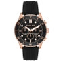 Men's Cunningham Chronograph Black Silicone Watch 44mm