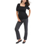 Secret Fit Belly® Suiting Straight-Leg Maternity Pants