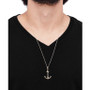 Men's Anchor Pendant Necklace in 10k Gold