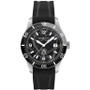 Men's Swiss Automatic 1858 Iced Sea Black Rubber Strap Watch 41mm