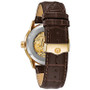 Men's Automatic Sutton Brown Leather Strap Watch 43mm