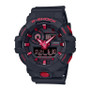 Men's Two Hand Quartz Black Resin Strap Ana-Digi Watch, 53.4mm, GA700BNR-1A