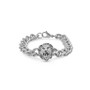 Men's Stainless Steel Lion Head Chain Link Bracelet