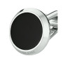 Meisterstück Men's Steel and Black Onyx Cufflinks 112896