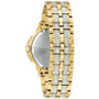 Men's Crystal Accented Gold-Tone Stainless Steel Bracelet Watch 43mm