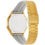 Men's Digital Vintage Gold-Tone Stainless Steel Bracelet Watch 39x39mm A168WG-9MV