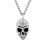 Macy's Men's Skull Pendant Necklace in Stainless Steel