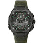 Men's Precisionist Chronograph Green Leather Strap Watch 44.7x46.8mm, A Special Edition