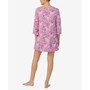 Women's 3/4 Sleeve Short Nightgown