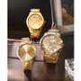 Men's Cayde Gold-Tone Stainless Steel Bracelet Watch 42mm