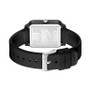 Men's Studio Black Silicone Strap Watch 36mm x 38mm