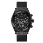 Men's Multifunction Black Mesh Watch 44mm