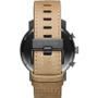 Men's Chrono Sandstone Leather Strap Watch 45mm