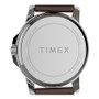 Men's Quartz Analog Premium Dress Leather Brown Watch 45mm