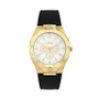 Men's Multifunction Quartz Echo Park Black Leather Strap 42mm