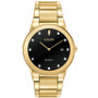 Men's Eco-Drive Axiom Diamond Accent Gold-Tone Stainless Steel Bracelet Watch 40mm AU1062-56G