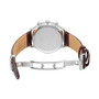 Men's Swiss Chronograph T-Classic Tradition Brown Leather Strap Watch 42mm