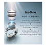 Drive from Eco-Drive Men's Stainless Steel Bracelet Watch 42mm