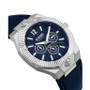 Men's Multifunction Quartz Echo Park Blue Leather Strap 42mm