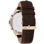 Men's Brown Leather Strap Watch 46mm