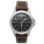 Watch, Men's Swiss Automatic Khaki King Brown Leather Strap 40mm H64455533