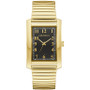 Men's Dress Gold-Tone Stainless Steel Expansion Bracelet Watch 30mm