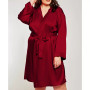 Plus Size Marina Lux Satin Robe Lingerie