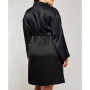 Plus Size Marina Lux Satin Robe Lingerie