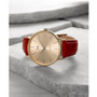 Women's Boulevard Red Leather Strap Watch 38mm