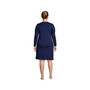 Women's Plus Size Supima Cotton Long Sleeve Knee Length Nightgown