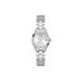 Women's Silver-Tone Glitz Stainless Steel Bracelet Day-Date Watch, 31mm