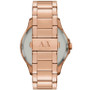 Men's Three-Hand Quartz Date Rose Gold-Tone Stainless Steel Watch 46mm
