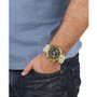 Men's Swiss Chronograph Bold Two Tone Stainless Steel Bracelet Watch 46mm