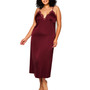Plus Size Tania Elegant Soft Scalloped Lace and Satin Gown