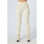Women's Recycled Colour Block Body Fit Legging - Stone