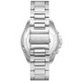 Men's Brecken Chronograph Silver-Tone Stainless Steel Bracelet Watch 45mm